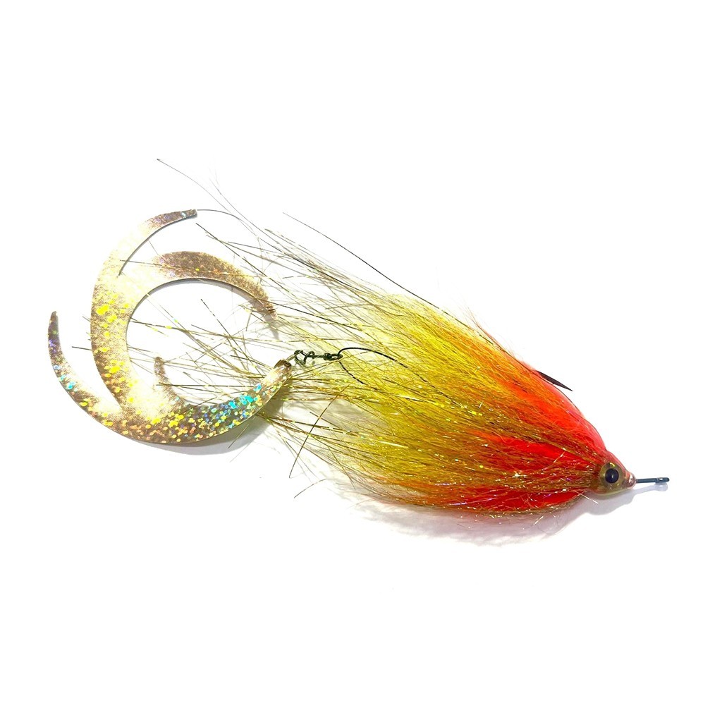 Vision Pike - Jig Dragontail Ambulance fly #4/0 ryhmässä Vieheet / Perhot / Haukiperhot @ Sportfiskeprylar.se (A276900057-40)