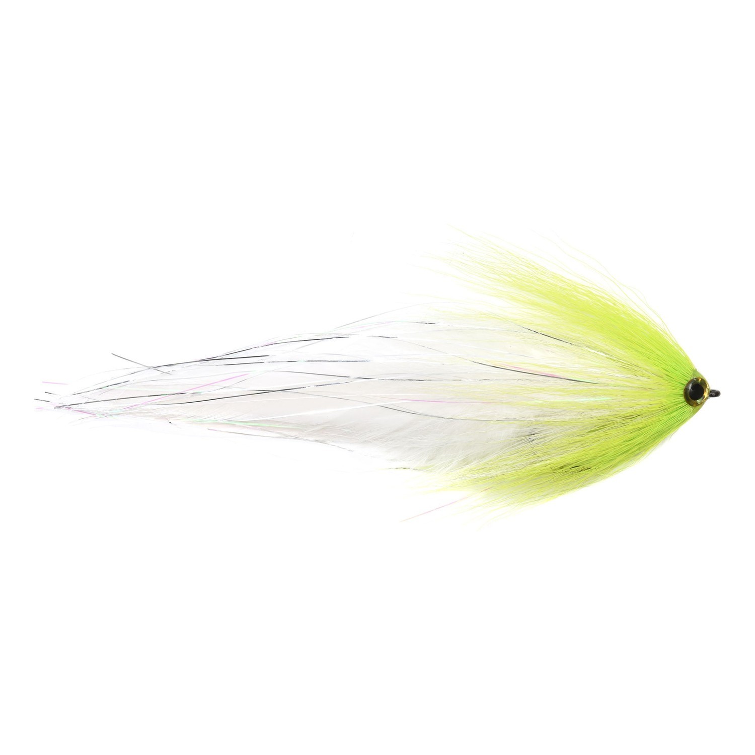 Vision Pike - Deceiver White/Chartreuse fly #6/0 ryhmässä Vieheet / Perhot / Haukiperhot @ Sportfiskeprylar.se (A276904963-60)