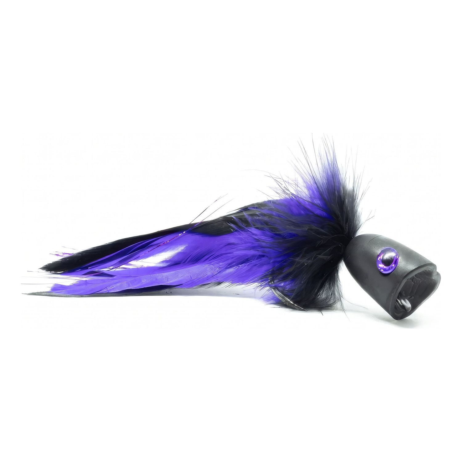 Vision Pike - Surface Seducer Double Popper Purple/Black fly #6/0 ryhmässä Vieheet / Perhot / Haukiperhot @ Sportfiskeprylar.se (A276909541-60)