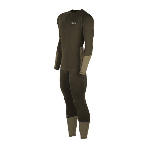 Westin Thermal Tech Baselayer Set Industrial Green ryhmässä Vaatteet ja kengät / Vaatetus / Alusosat & alusvaatteet / Pohjakerros-setit @ Sportfiskeprylar.se (A286-1160-Sr)