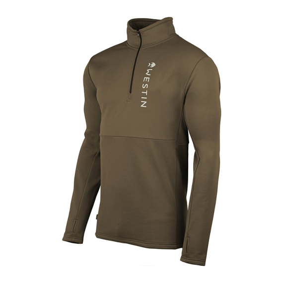 Westin Energy Midlayer 1/2 Zip Dark Sage ryhmässä Vaatteet ja kengät / Vaatetus / Alusosat & alusvaatteet / Aluspaidat @ Sportfiskeprylar.se (A288-1161-Sr)