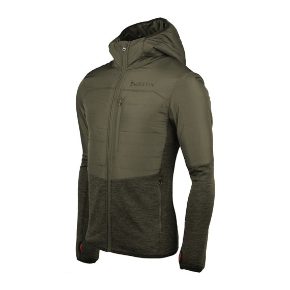 Westin Thermo Knit Jacket Beluga Green ryhmässä Vaatteet ja kengät / Vaatetus / Takit / Untuva- ja synteettivuorilliset takit @ Sportfiskeprylar.se (A292-1162-Sr)