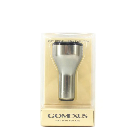 Gomexus 27mm Aluminum Reel Power Knob Silver/Black ryhmässä Kelat / Lisävarusteet Kelat / Kelan nuput @ Sportfiskeprylar.se (A30LTNBK)