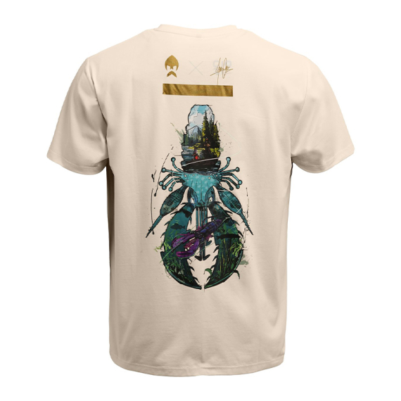 Westin Crecraw T-Shirt Beige ryhmässä Vaatteet ja kengät / Vaatetus / T-paidat @ Sportfiskeprylar.se (A316-1426-Sr)