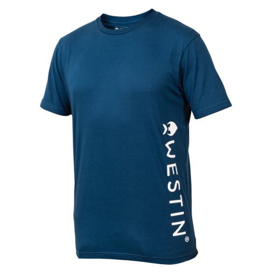 Westin Pro T-Shirt Navy Blue ryhmässä Vaatteet ja kengät / Vaatetus / T-paidat @ Sportfiskeprylar.se (A66-504-Sr)