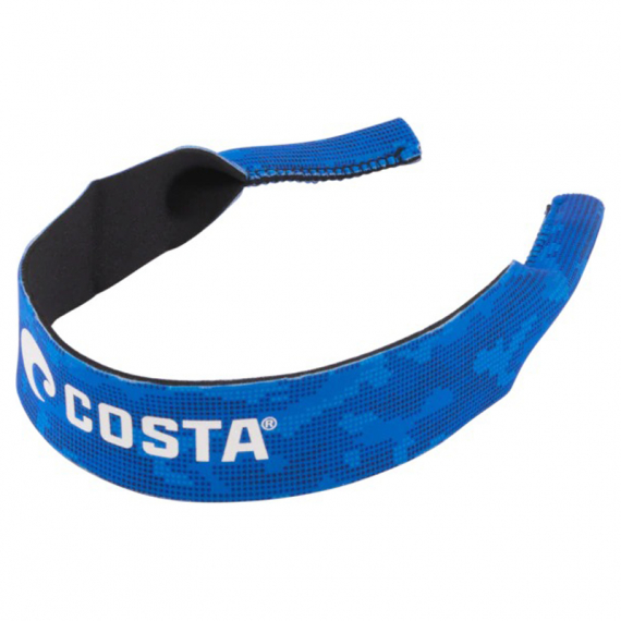 Costa Megaprene Retainer Dot Matrix Camo Blue ryhmässä Vaatteet ja kengät / Silmälasit / Lisävarusteet aurinkolasit @ Sportfiskeprylar.se (A6S0013KT-00000200)