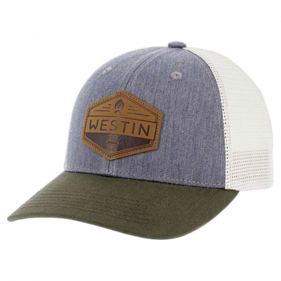 Westin Vintage Trucker Cap Grey Moss ryhmässä Vaatteet ja kengät / Lippalakit ja päähineet / Lippikset @ Sportfiskeprylar.se (A94-670-OS)