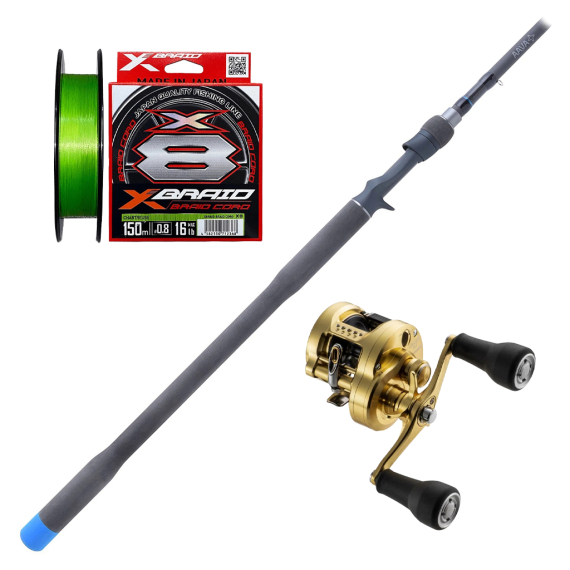 AAVA Tiraphene & Calcutta Conquest Combo - 8\'3\'\' 50-180g ryhmässä Kalastussetit / Heittokalastussetit / Hyrräkelasetit Hauki @ Sportfiskeprylar.se (AAVACONQUESTCOMBO)