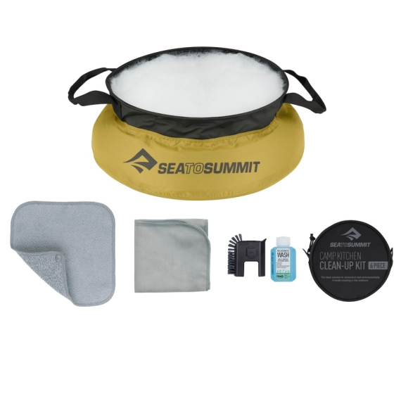 Sea To Summit Kitchen Clean Kit 6-Set Black ryhmässä Retkeily / ulkoilu / Retkikeittiöt & keittiövälineet / Keittiön välineet @ Sportfiskeprylar.se (ACK011071-122103)