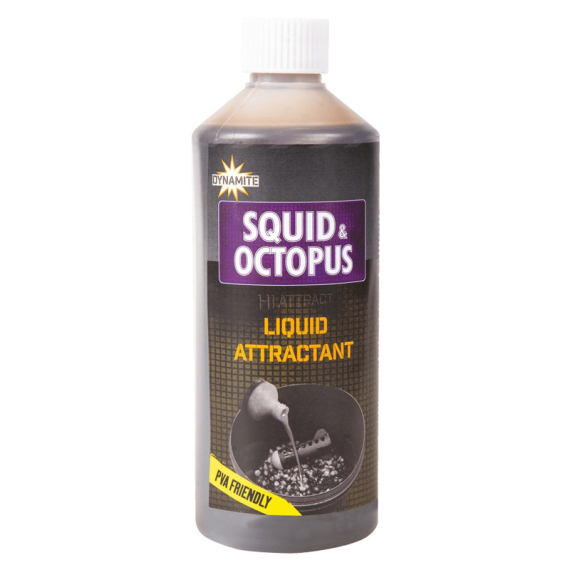 Dynamite Baits Squid & Octopus Liquid Attractant 500ml ryhmässä Uistimet / vieheet / Boiliet, Hook-syötit & Mäski / Nestet & lisukkeet @ Sportfiskeprylar.se (ADY041263)