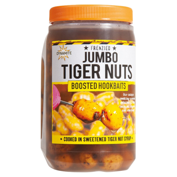Dynamite Baits Frenzied Tiger Nuts Jumbo Hookbait 500g ryhmässä Vieheet / Boiliet, Hook-syötit & Mäski / Partikkelit @ Sportfiskeprylar.se (ADY041290)