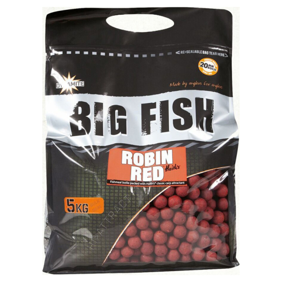 Dynamite Baits Robin Red Boilies 5kg ryhmässä Uistimet / vieheet / Boiliet, Hook-syötit & Mäski / Boiliet @ Sportfiskeprylar.se (ADY041539r)