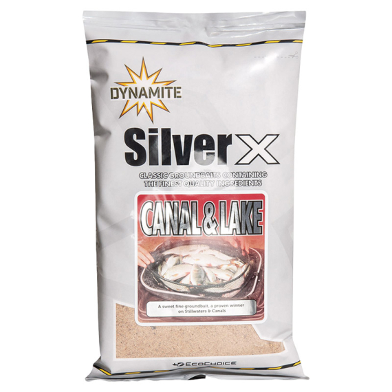 Dynamite Baits Silver X Canal & Lake 1kg ryhmässä Vieheet / Boiliet, Hook-syötit & Mäski / Mäski / Groundbait @ Sportfiskeprylar.se (ADY750500)