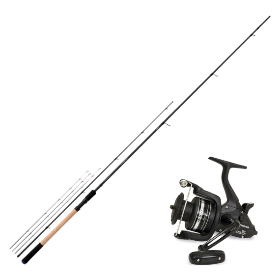 Shimano Rod Aero X5 Pellet Waggler 11ft - 15g Combo ryhmässä Kalastussetit / Specimenyhdistelmät / Feederset @ Sportfiskeprylar.se (AEROX5FEEDERCOMBO)