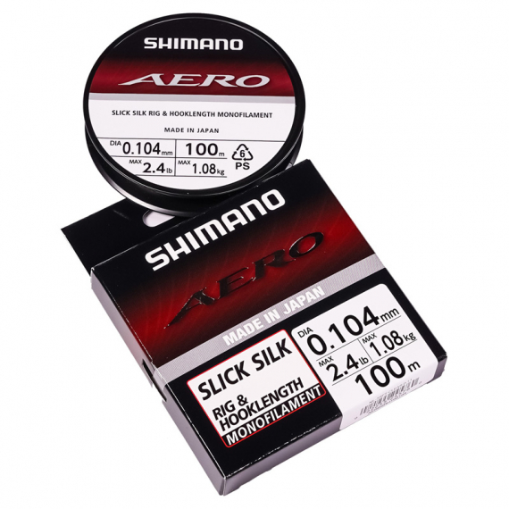 Shimano Aero Slick Silk Rig 100m Clear ryhmässä Siimat / Pilkkkiminen Jigi- siimat @ Sportfiskeprylar.se (AERSSRH100190r)