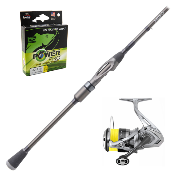 AAVA Ahku 7\'2\'\' 4-19g Nasci Combo ryhmässä Kalastussetit / Virvelisetit / Ahvenen Avokelasetti @ Sportfiskeprylar.se (AHKUNASCICOMBO)