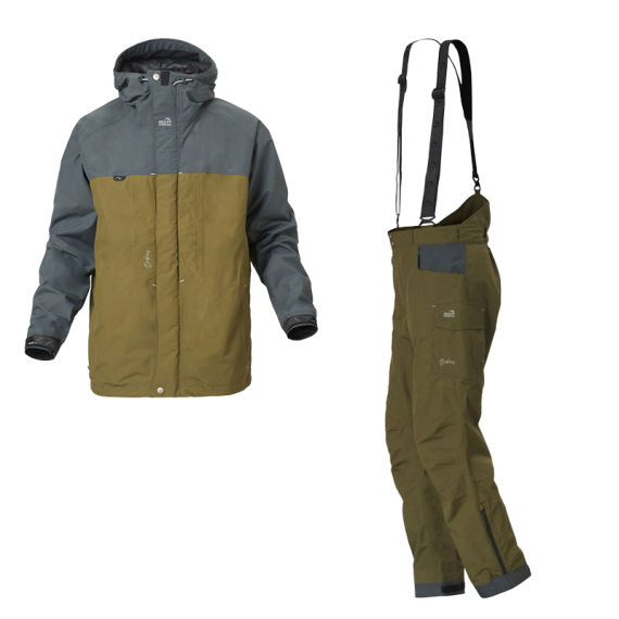 Geoff Anderson Barbarus 2 Suit - Green ryhmässä Vaatteet ja kengät / Vaatetus / Kalastusasut @ Sportfiskeprylar.se (BARBARUS2-PAKETGREEN)
