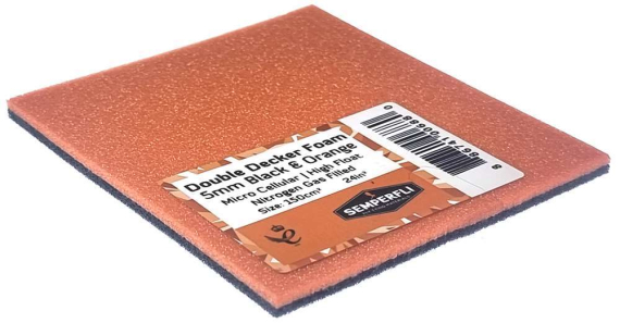 Semperfli Double Decker Foam Small (5mm) ryhmässä Koukut & Tarvikkeet / Perhonsidonta / Perhonsidontamateriaalit / Vaahto @ Sportfiskeprylar.se (BFFDSMLBORr)