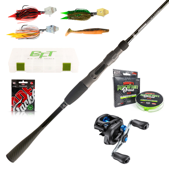 BFT Ninety Two Hula Stick Chatterbait Combo ryhmässä Kalastussetit / Heittokalastussetit / Heittokalastussetit Ahven @ Sportfiskeprylar.se (BFT92CHATTERBAITSET)