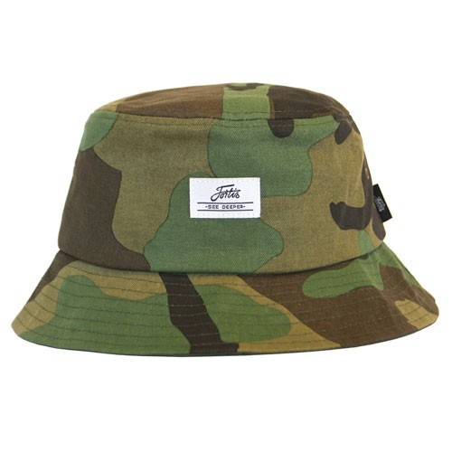 Fortis Bucket Hat Camo Green ryhmässä Vaatteet ja kengät / Lippalakit ja päähineet / Hatut @ Sportfiskeprylar.se (BHR01r)