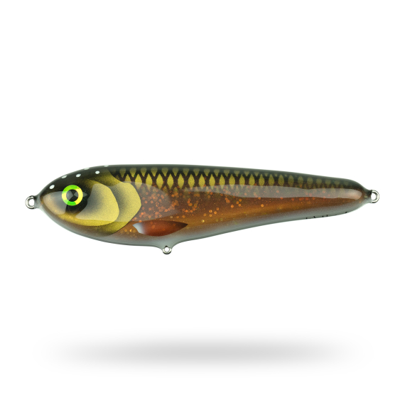 Wolfcreek Big Bad Wolf 20cm, 150g - Motoroil Braxen ryhmässä Vieheet / Käsintehty vieheet / Käsintehty Jerkbaits @ Sportfiskeprylar.se (BIGBADCR171)