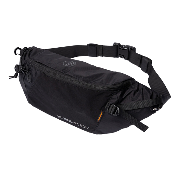Beyond Nordic BN505 Waist Pack 2,5L Onyx Black ryhmässä Säilytys / Kalastuslaukut / Vyölaukut @ Sportfiskeprylar.se (BN505-BLACK-OS)