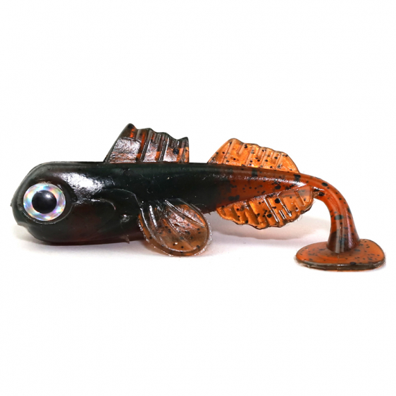 Bite Of Bleak Butter Bolt 7.5cm (5pcs) - Motor Oil Black Flake ryhmässä Vieheet / Jigit ja keinosyötit / Ahven- ja kuhajigit @ Sportfiskeprylar.se (BOB-00-0934)