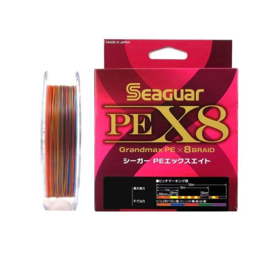 Seaguar PE X8 Grandmax 300m Multicolor ryhmässä Siimat / Kuitusiimat @ Sportfiskeprylar.se (BOB-00-SEAGUAR-00-0026r)