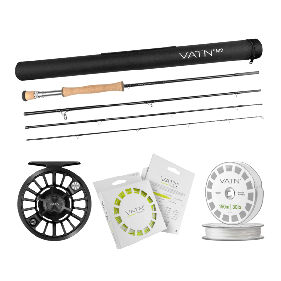 VATN M2 Allround Taper+ Flugset 9\' - #7 ryhmässä Kalastussetit / Perhokalastussetit / Yhden käden perhokalastussarjat @ Sportfiskeprylar.se (BUNDLEVATNM29072026ART)
