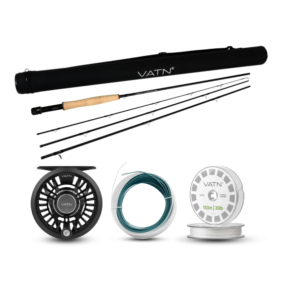 VATN M1 Coastal+ Flugset - 9\' #6 ryhmässä Kalastussetit / Perhokalastussetit / Yhden käden perhokalastussarjat @ Sportfiskeprylar.se (BUNDLEVATNST962026COASTAL)