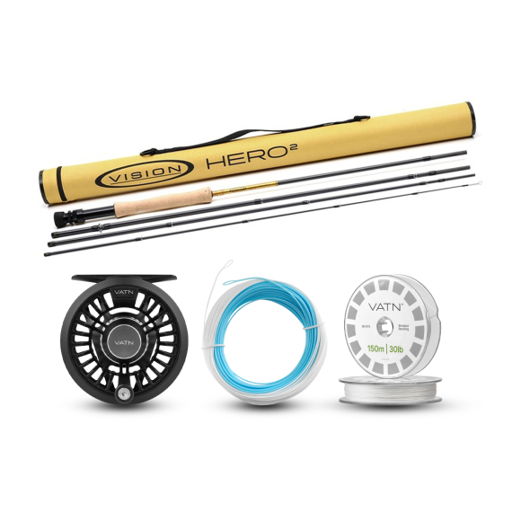 Vision Seatrout HERO² Coastal+ Flugset - 9\' #7 ryhmässä Kalastussetit / Perhokalastussetit / Yhden käden perhokalastussarjat @ Sportfiskeprylar.se (BUNDLEVHII49072026COASTAL)