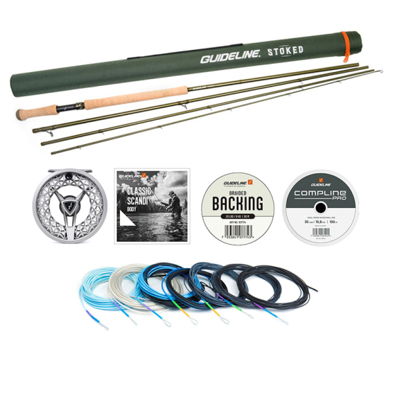 Guideline Stoked Twohanded Fly Combo - 13\' #8/9 ryhmässä Kalastussetit / Perhokalastussetit / Kahden käden perhokalastussarja @ Sportfiskeprylar.se (BUNDLE_105845GLDH)