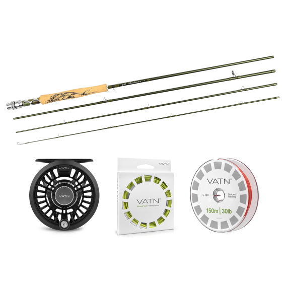 Pool 12 Accelerator / VATN Dry Fly Fly Combo - 9\' #4 ryhmässä Kalastussetit / Perhokalastussetit / Yhden käden perhokalastussarjat @ Sportfiskeprylar.se (BUNDLE_20258553FLAR4F)