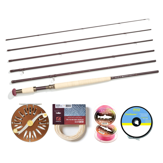 Frödin S4 Tvåhands Fly Combo - 14\' #9/10 ryhmässä Kalastussetit / Perhokalastussetit / Kahden käden perhokalastussarja @ Sportfiskeprylar.se (BUNDLE_SS4-14)