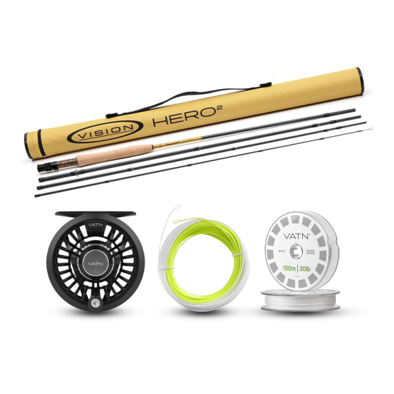 Vision Trout HERO² / M2 Allround Taper+ Flugset - 9\'3\'\' #6 ryhmässä Kalastussetit / Perhokalastussetit / Yhden käden perhokalastussarjat @ Sportfiskeprylar.se (BUNDLE_VHII4936_2026ARTM2)