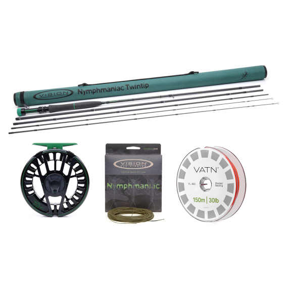Vision Nymphmaniac EVA Fly Combo - 10\'9\'\' #4 ryhmässä Kalastussetit / Perhokalastussetit / Yhden käden perhokalastussarjat @ Sportfiskeprylar.se (BUNDLE_VNE41094VNY4F)