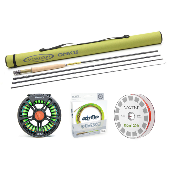 Vision ONKII Universal Taper Combo - 8\' #11 ryhmässä Kalastussetit / Perhokalastussetit / Yhden käden perhokalastussarjat @ Sportfiskeprylar.se (BUNDLE_VOI4804AIRFLO)