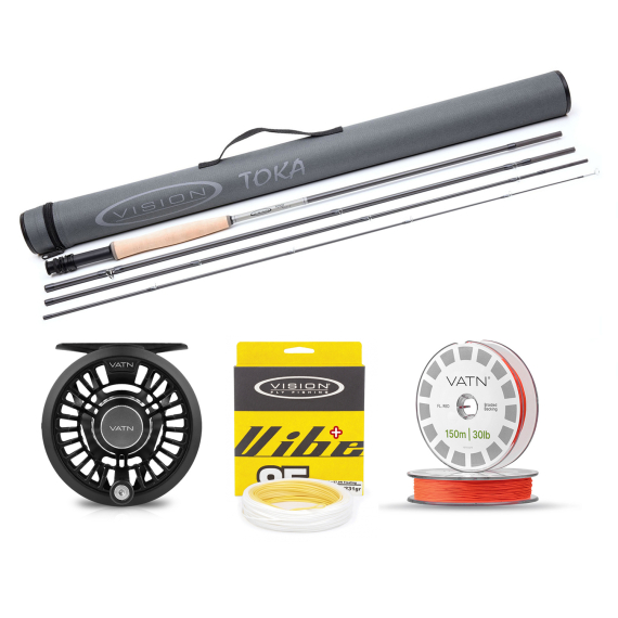 Vision Toka / Vibe 85+ Flugset - 9\' #5 ryhmässä Kalastussetit / Perhokalastussetit / Yhden käden perhokalastussarjat @ Sportfiskeprylar.se (BUNDLE_VTO4905_V85)