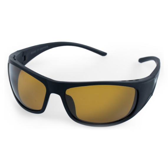 Nash Make It Happen Flexible Wrap Polarised Sunglasses - Amber ryhmässä Vaatteet ja kengät / Silmälasit / Polarisoidut aurinkolasit @ Sportfiskeprylar.se (C2360)