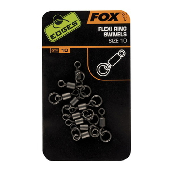 Fox Edges Flexi Ring Swivel ryhmässä Koukut & Tarvikkeet / Rigit lisävarusteet / Muut rigitarvikkeet @ Sportfiskeprylar.se (CAC529r)