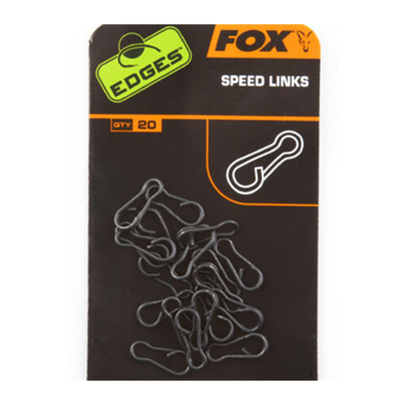 Fox Edges Speed Links 20-pack ryhmässä Koukut & Tarvikkeet / Rigit lisävarusteet / Muut rigitarvikkeet @ Sportfiskeprylar.se (CAC532)