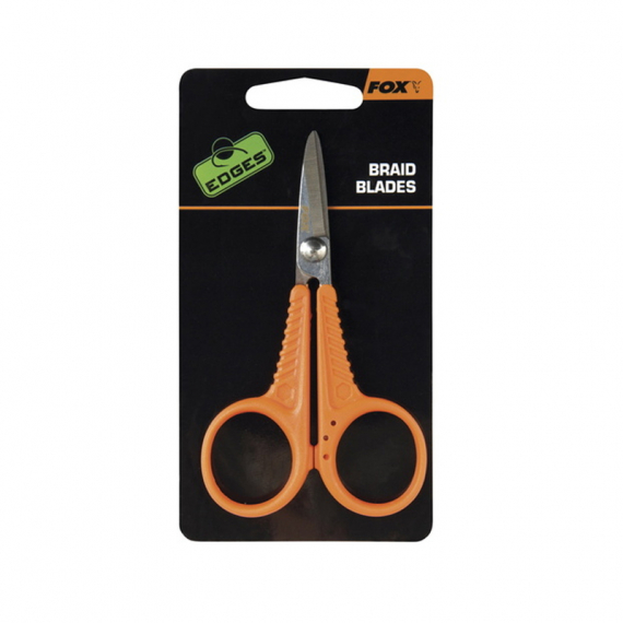Fox Edges Micro Scissors - Orange ryhmässä Työkalut & Lisätarvikkeet / Pihdit & sakset / Leikkurit & sakset @ Sportfiskeprylar.se (CAC563)