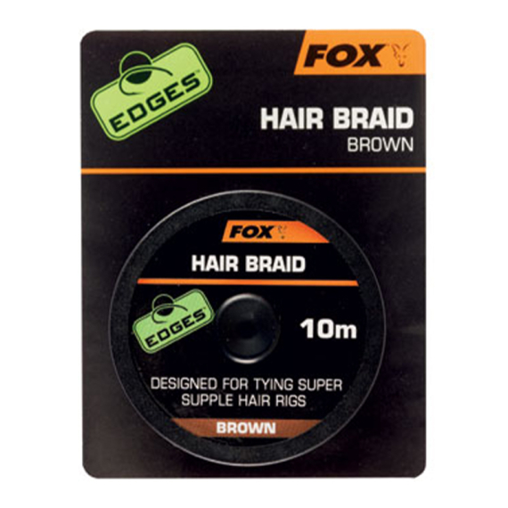 Fox Edges Hair Braid brown 10-pack ryhmässä Koukut & Tarvikkeet / Rigit lisävarusteet / Muut rigitarvikkeet @ Sportfiskeprylar.se (CAC565)