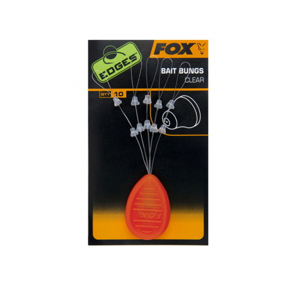 Fox Edges Bait Bungs 10pcs ryhmässä Koukut & Tarvikkeet / Rigit lisävarusteet / Boilie stopit @ Sportfiskeprylar.se (CAC687)