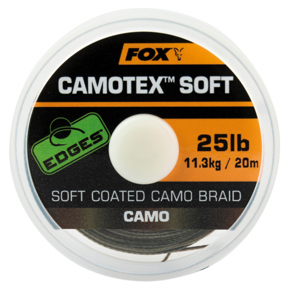 Fox Camotex Soft 20m ryhmässä Koukut & Tarvikkeet / perukkeet & perukemateriaalit / Perukemateriaalit / Perukemateriaali @ Sportfiskeprylar.se (CAC735r)