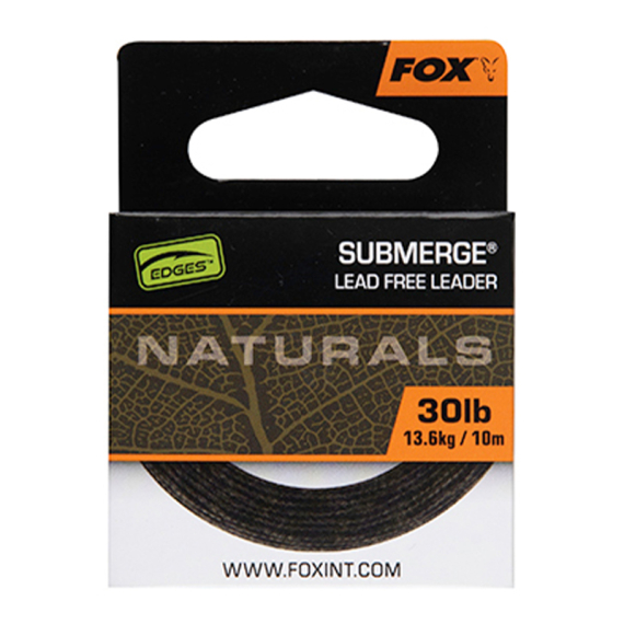 Fox Edges Naturals Submerge Leadfree Leader 10m ryhmässä Koukut & Tarvikkeet / perukkeet & perukemateriaalit / Perukemateriaalit / Painoituslanka @ Sportfiskeprylar.se (CAC823r)
