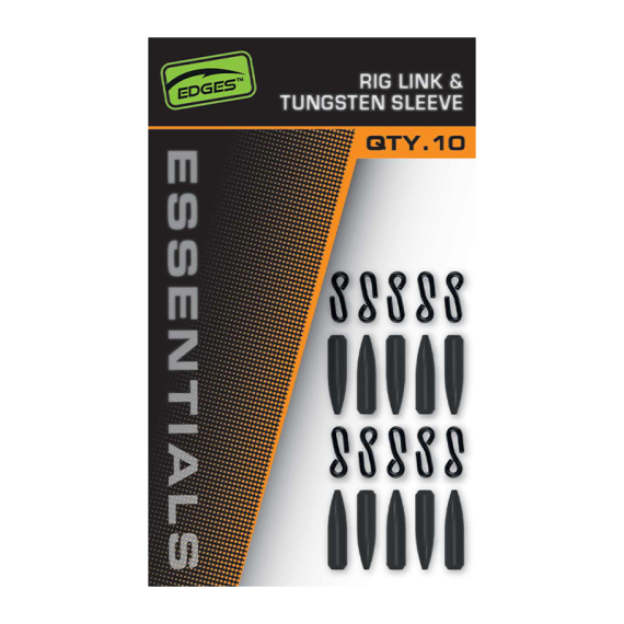 Fox Edges Rig Link and Tungsten Sleeve 10-pack ryhmässä Koukut & Tarvikkeet / Rigit lisävarusteet / Muut rigitarvikkeet @ Sportfiskeprylar.se (CAC880)