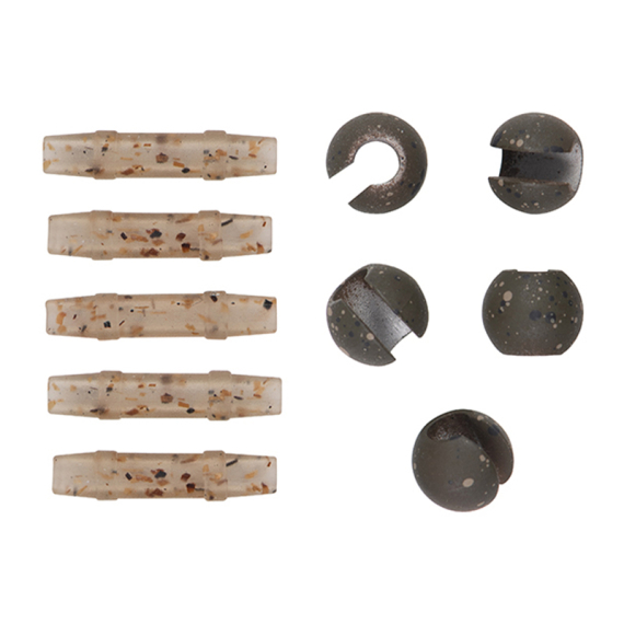 Fox Edges Tubing Tungsten Heli Bead Kit 5pcs ryhmässä Koukut & Tarvikkeet / Rigit lisävarusteet / Muut rigitarvikkeet @ Sportfiskeprylar.se (CAC942)