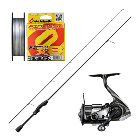 Shimano Cardiff Exlead Competition Small Game Combo ryhmässä Kalastussetit / Virvelisetit / Jalokala Avokelasetti @ Sportfiskeprylar.se (CARDIFFCOMBO)
