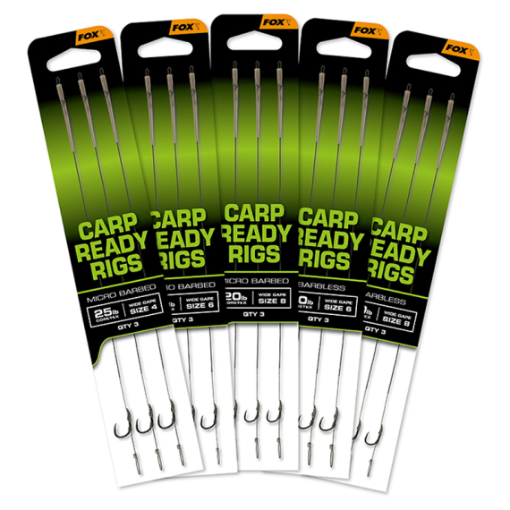 Fox Carp Ready Rigs ryhmässä Koukut & Tarvikkeet / Valmiit rigit / Specimenrigit @ Sportfiskeprylar.se (CCR192r)